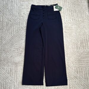New Halara Navy Wide-Leg Trousers